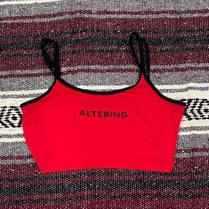 ‘altering’ cropped top